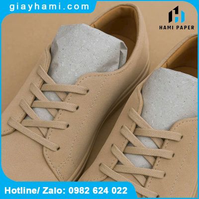 Giấy nhét giày không kim loại: Chọn giấy độn mũi giày theo quy trình