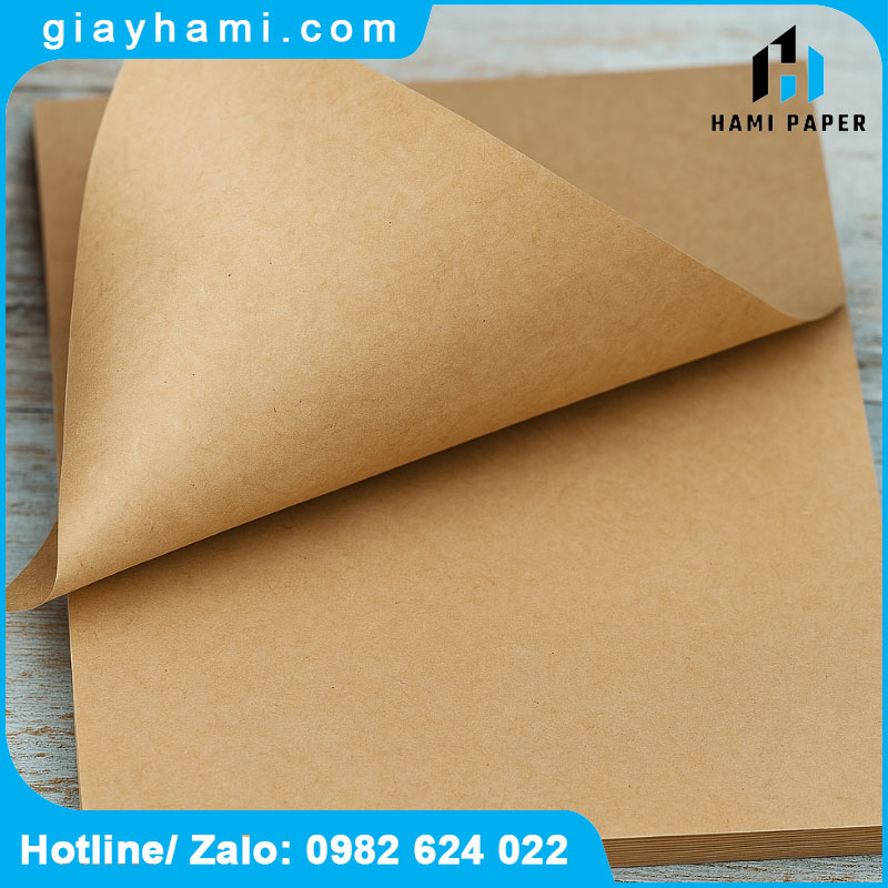 Giấy kraft dùng làm sản xuất bao bì HAMI